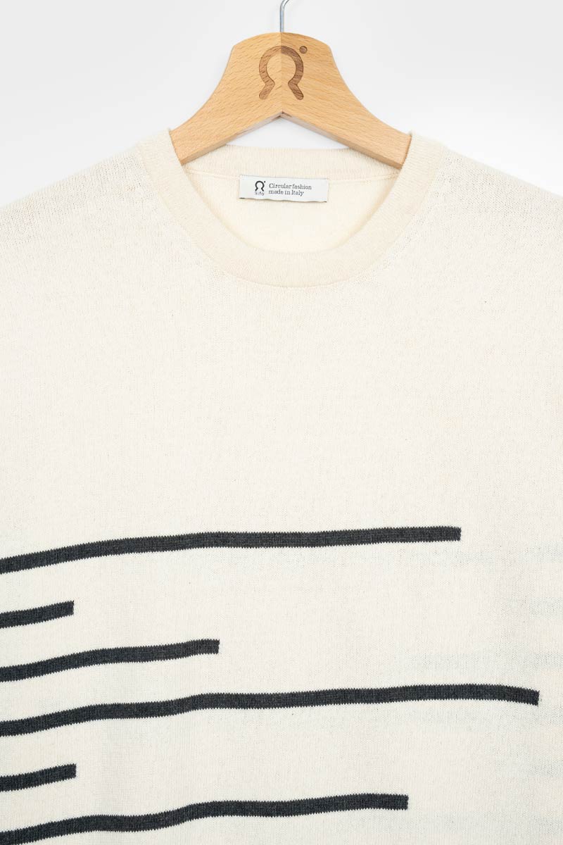 Maglia Righe Uomo Cotone Rigenerato Adone - Image 5