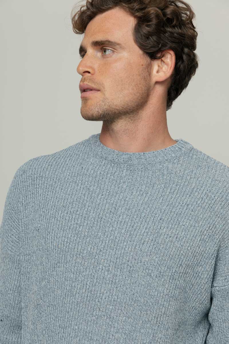 Maglia Uomo Cotone Jeans Rigenerato Cosimo - Image 2
