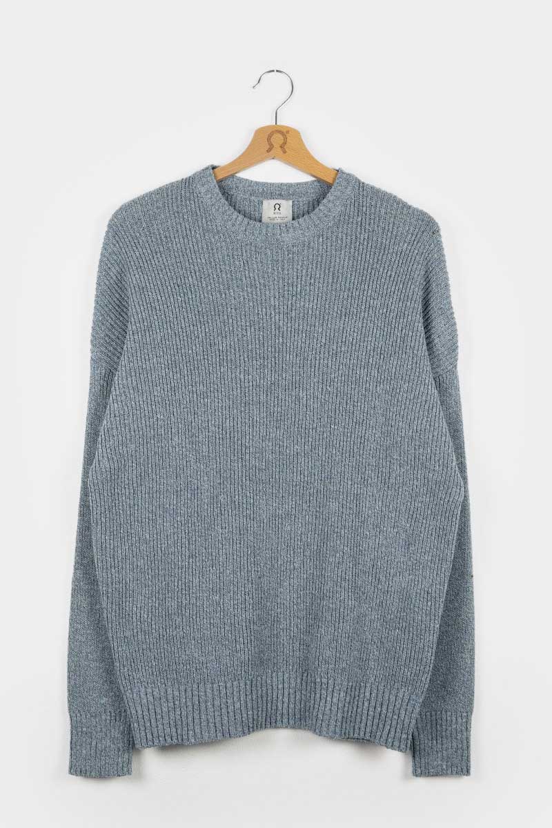 Maglia Uomo Cotone Jeans Rigenerato Cosimo - Image 3