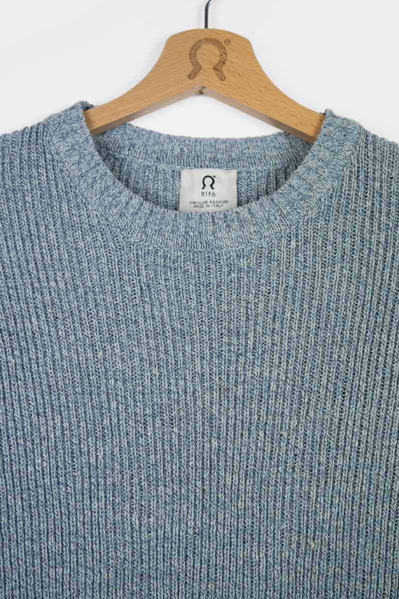 Maglia Uomo Cotone Jeans Rigenerato Cosimo - Image 4