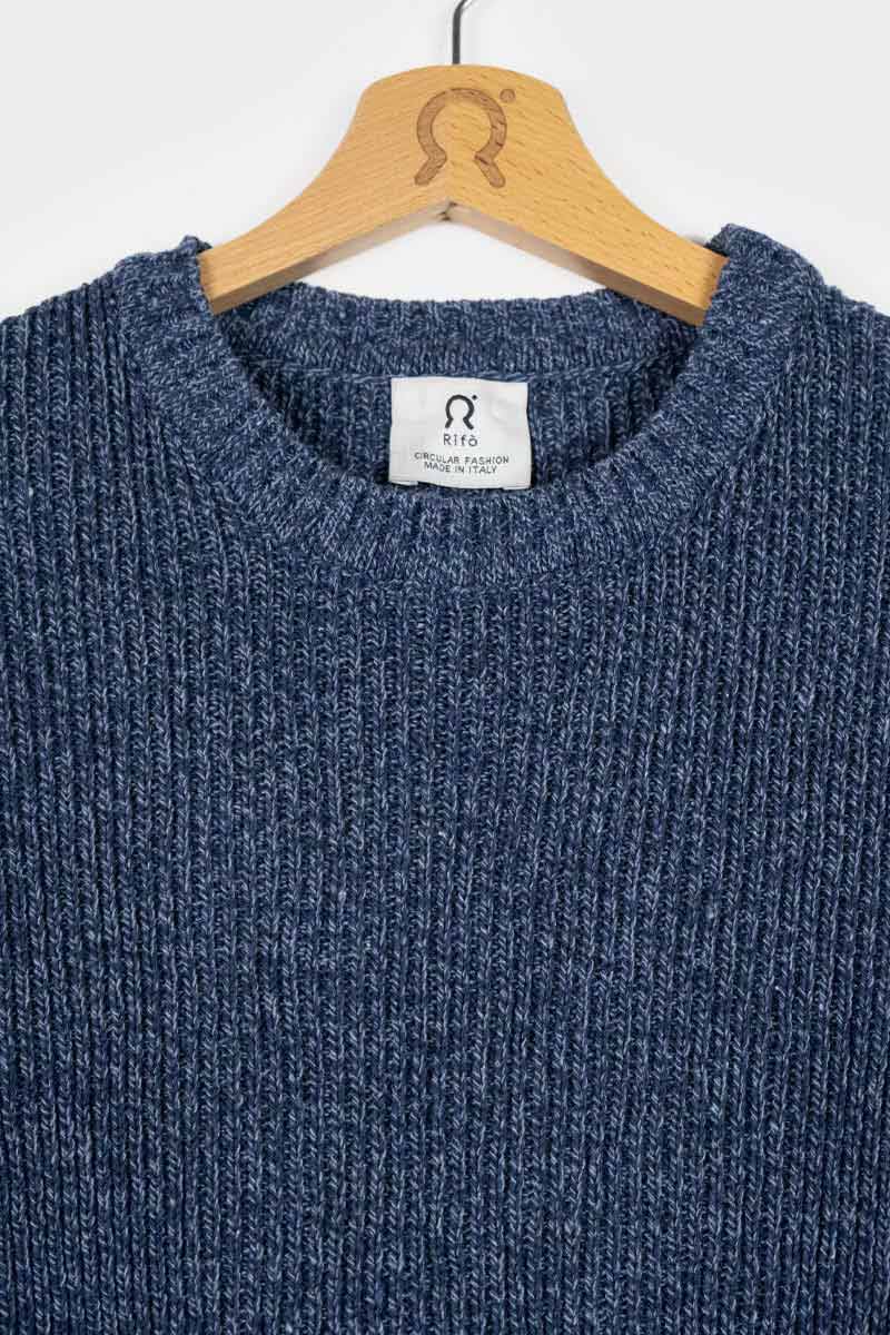Maglia Uomo Cotone Jeans Rigenerato Cosimo - Image 4
