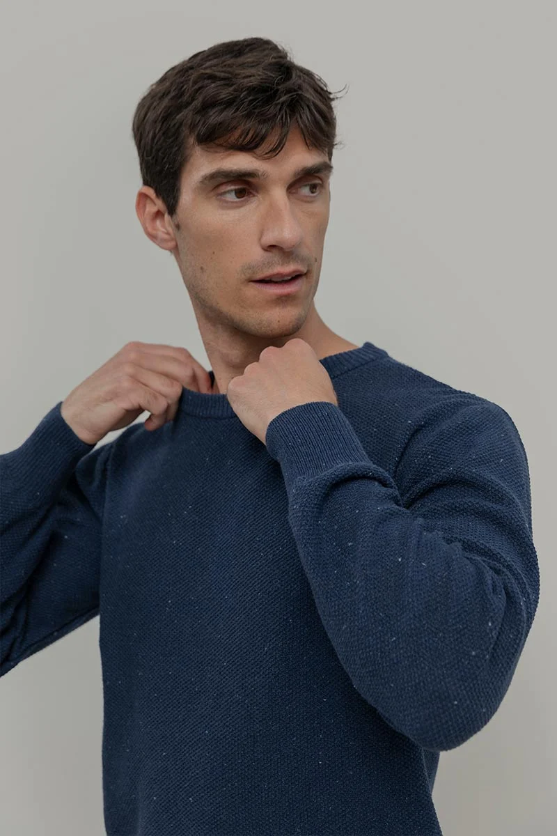 Maglia Uomo Cotone Jeans rigenerato Gino - Image 3