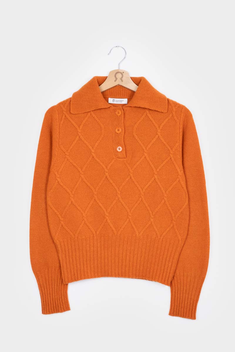 Maglione Polo Donna Lana Rigenerata Sara - Image 3
