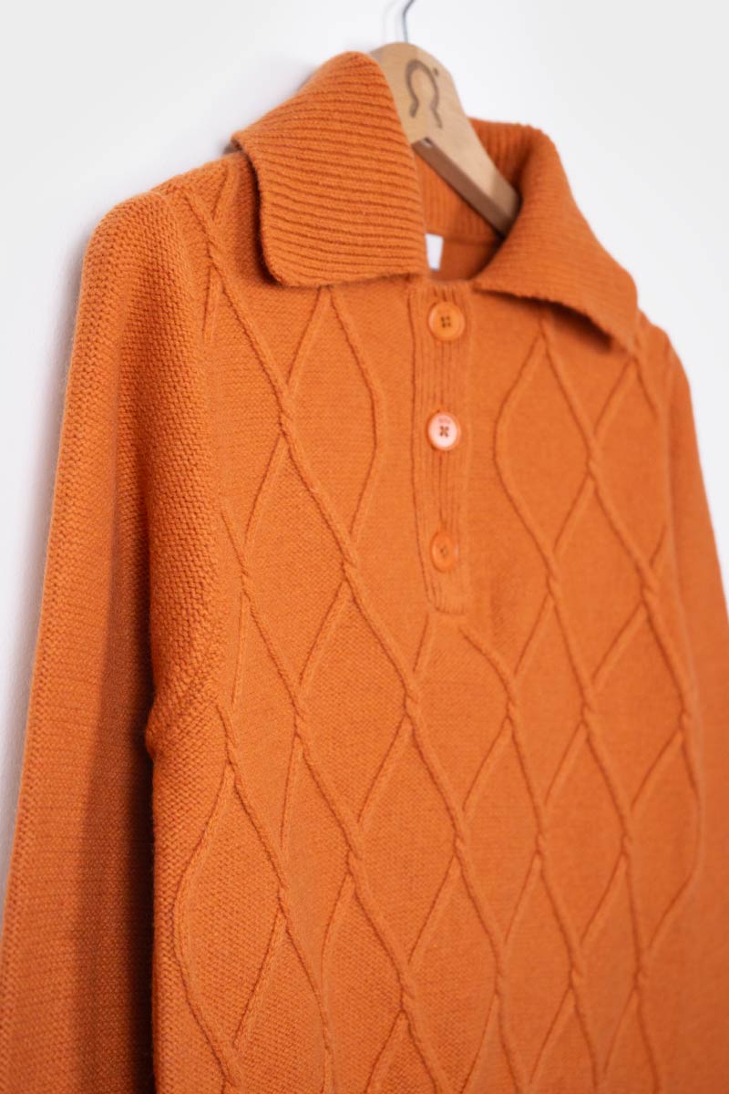 Maglione Polo Donna Lana Rigenerata Sara - Image 6