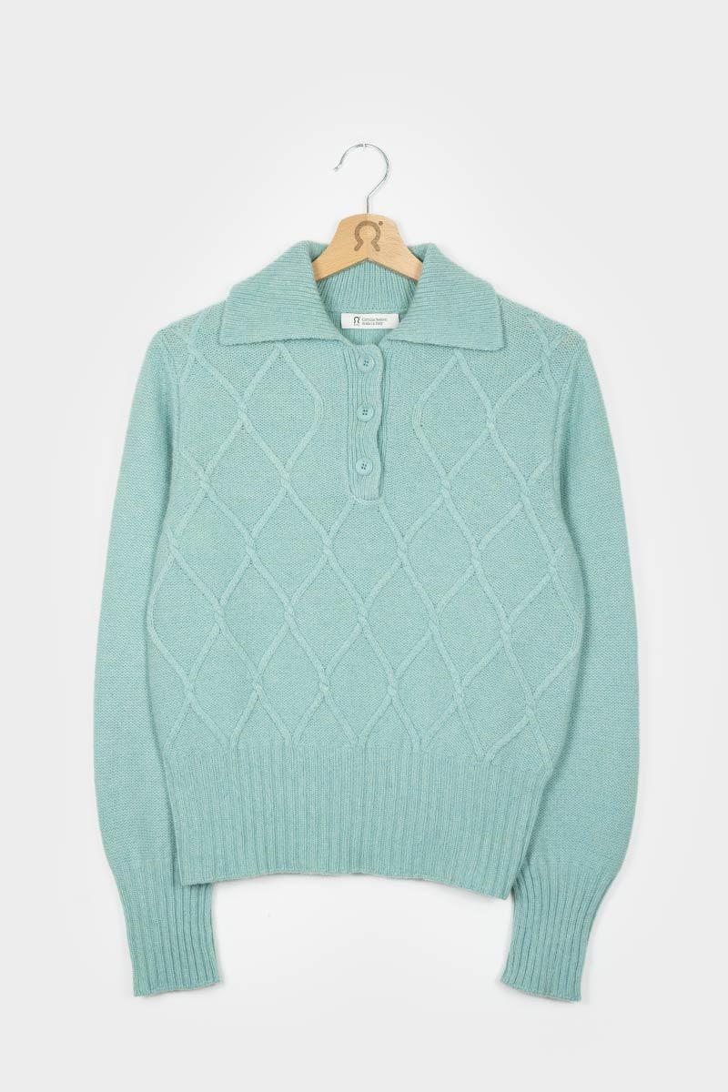 Maglione Polo Donna Lana Rigenerata Sara - Image 5