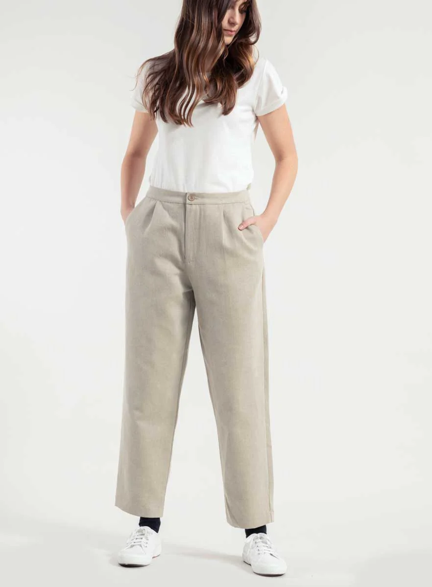 Pantaloni Donna Cotone Rigenerato Novilia - Image 3