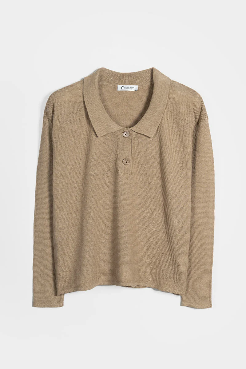 Polo Donna Lino Riciclato Nina - Image 4