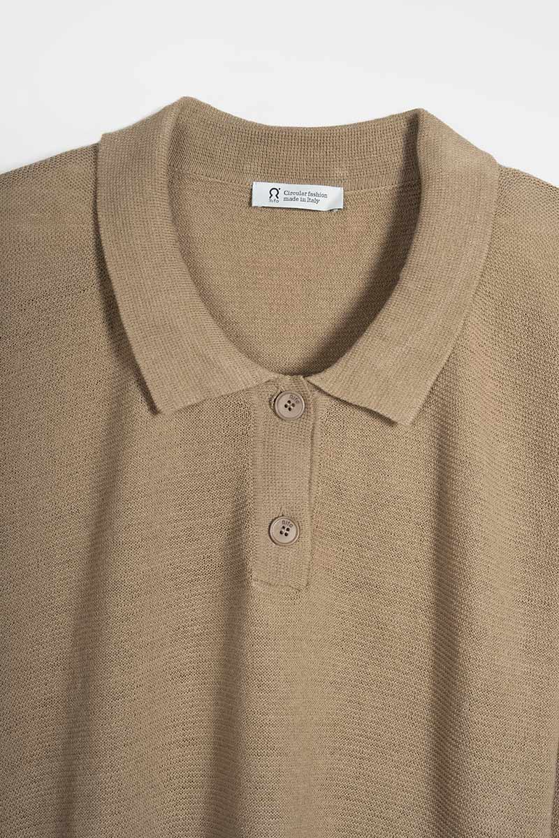 Polo Donna Lino Riciclato Nina - Image 5