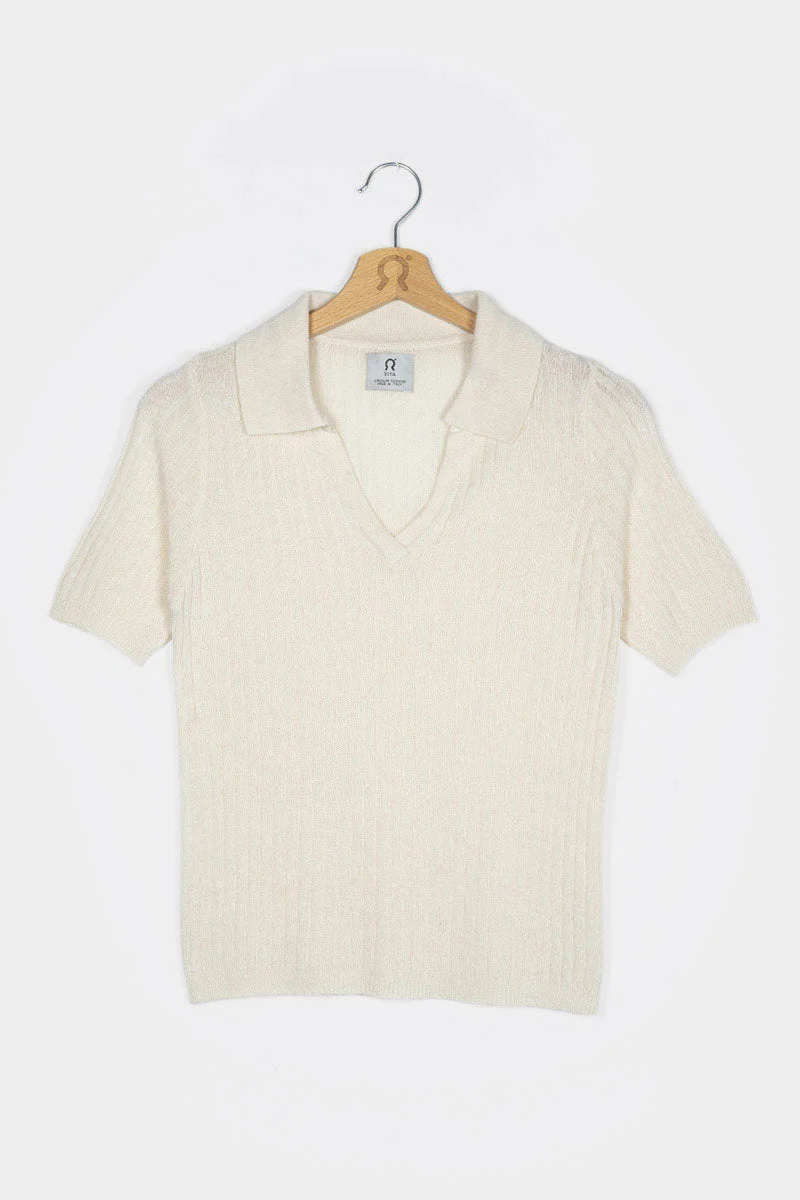 Polo Donna Seta Rigenerata Gigi - Image 3