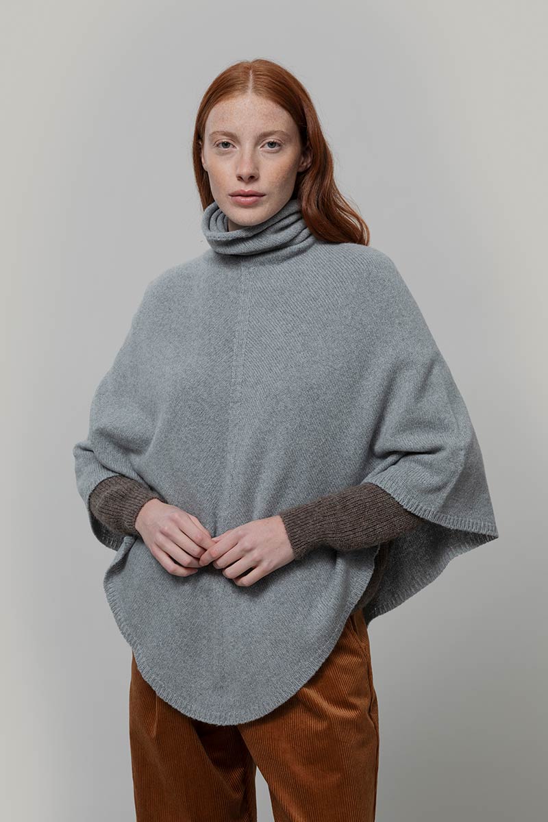Poncho Donna Cashmere Rigenerato Elisabetta
