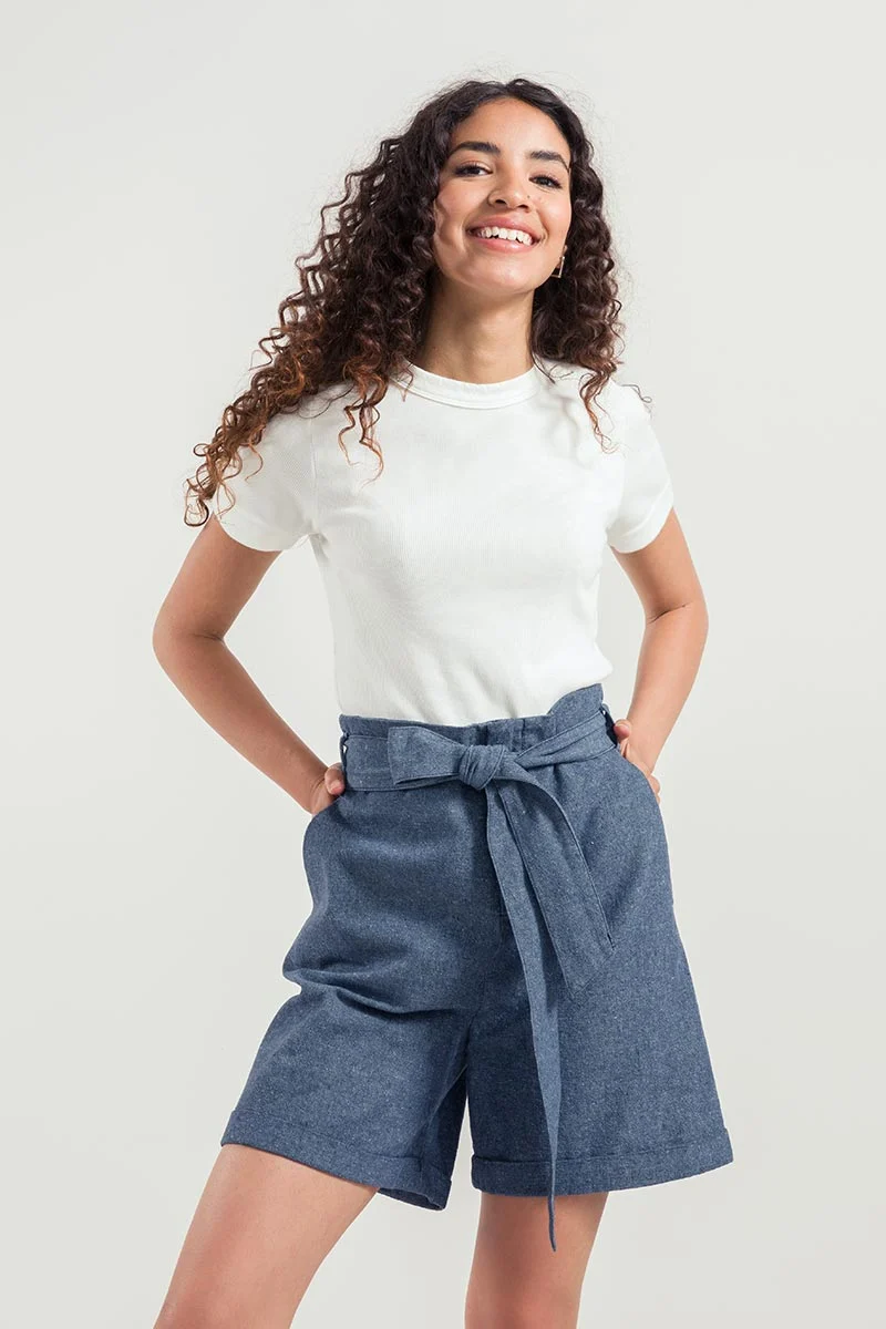 Shorts Donna Jeans Rigenerato Berta