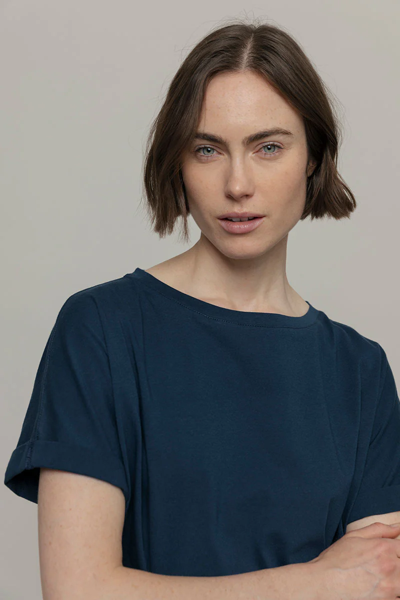 T-Shirt Donna Cotone Rigenerato Cris - Image 2