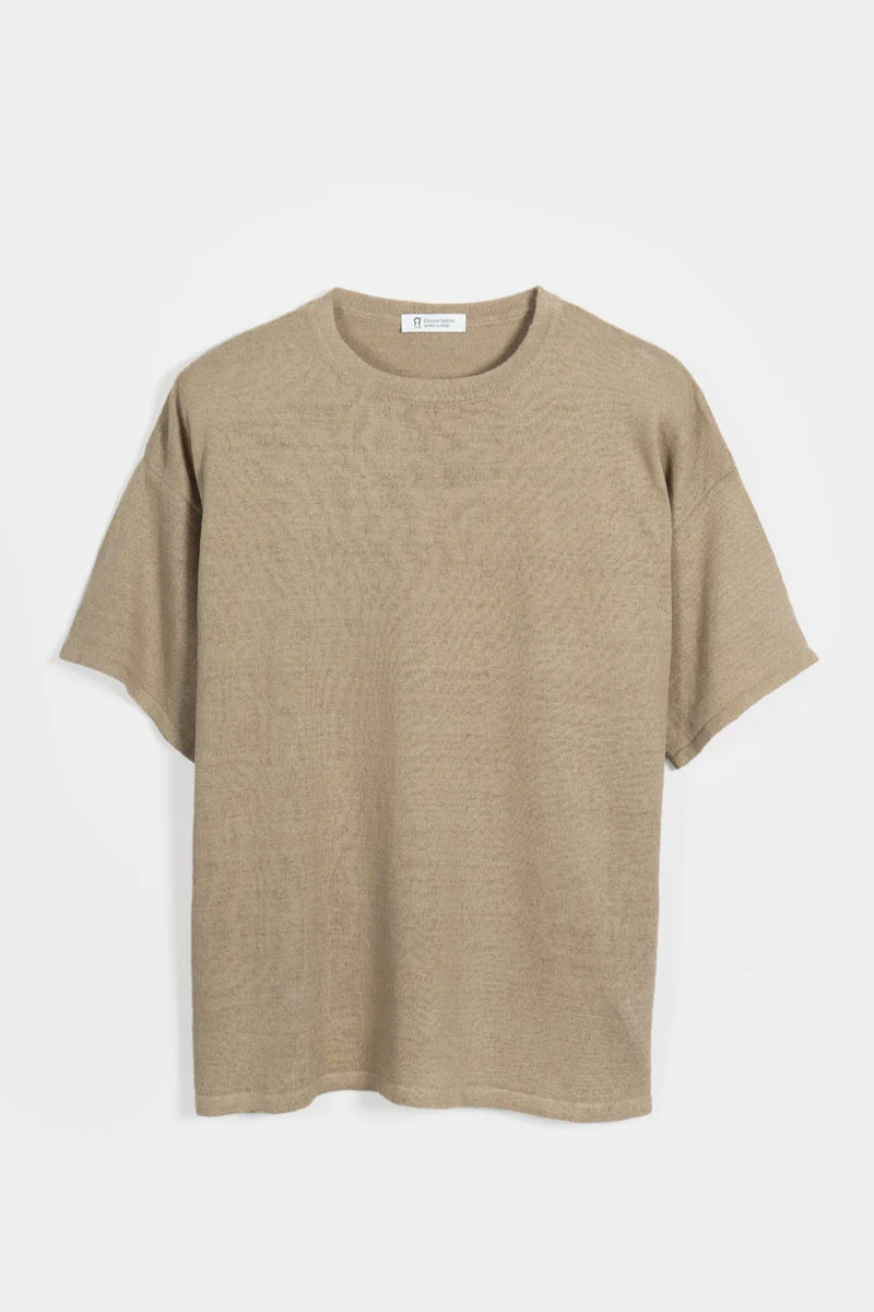 T-Shirt Lino Riciclato Donna Febe - Image 3