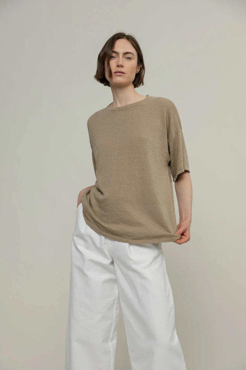 T-Shirt Lino Riciclato Donna Febe - Image 6