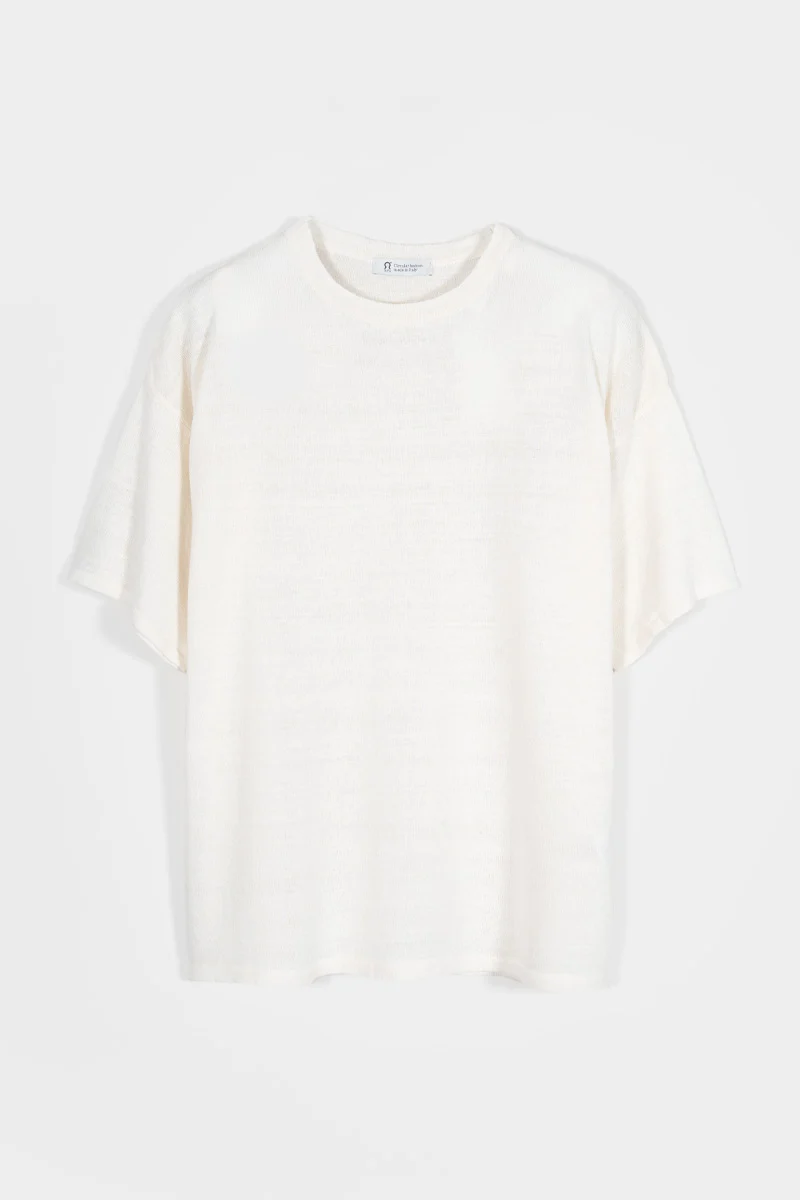 T-Shirt Lino Riciclato Donna Febe - Image 4