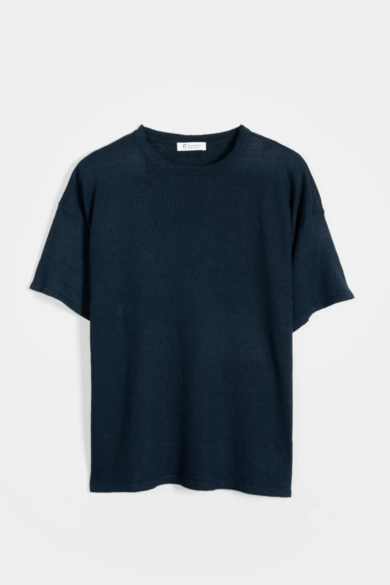 T-Shirt Lino Riciclato Donna Febe - Image 4