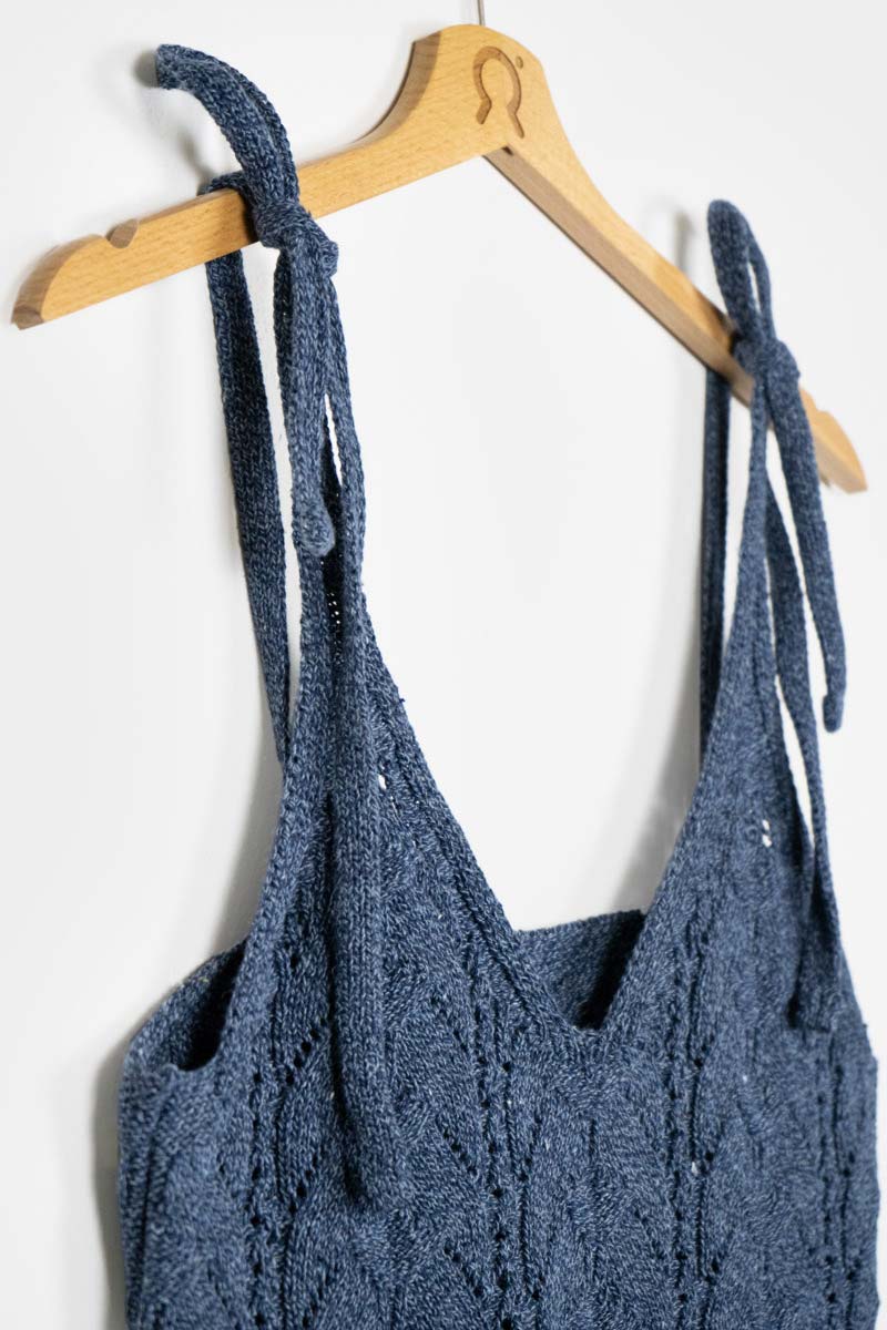 Top Donna Cotone Jeans Rigenerato René - Image 5
