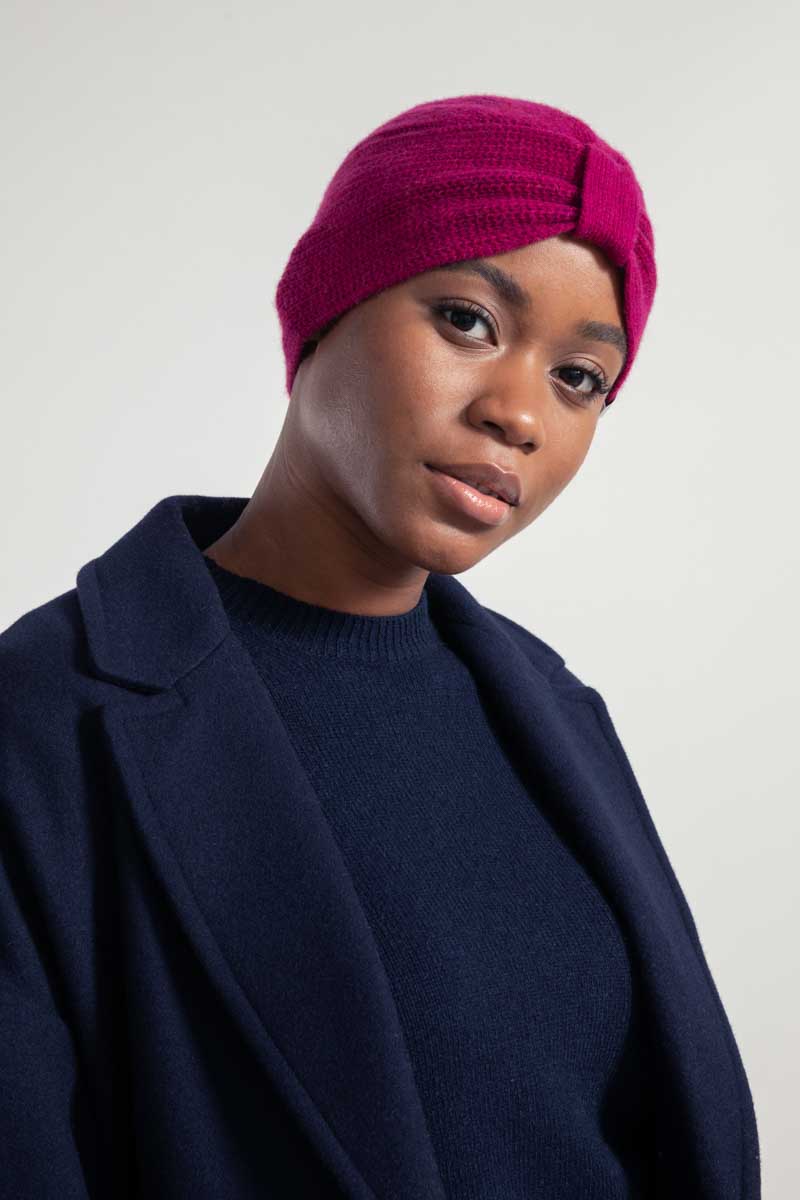 Turbante Donna Cashmere Rigenerato Amira - Image 3